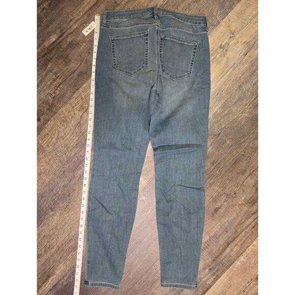 Amazon Essentials Denim - Amazon Essentials Women's Jeans 12 Long High Rise Skinny Blue Stretch Denim NWT